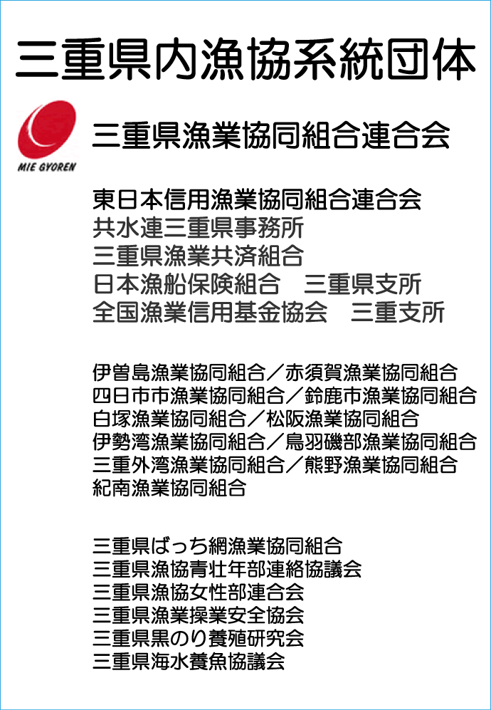 三重県内漁協系統団体（スマホ用）